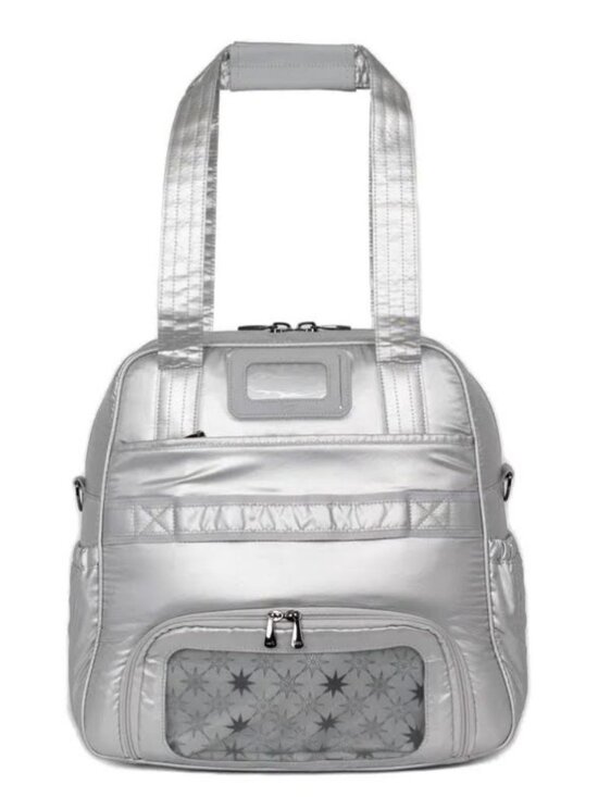 Lug Puddle Jumper LE Convertible Tote Bag Metallic Silver main image 12